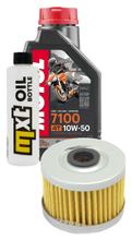 Pacchetto di ispezione 1L 10W-50+filtro olio per Kawasaki KX F 250 ccm Anno 2009