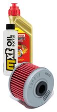 1L 5W-40 inspection package+ oil filter for Kawasaki KX F 450 ccm Year 2010 - 2015