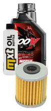 1L 5W-40 inspection package+ oil filter for Kawasaki KX F 450 ccm Year 2010 - 2015
