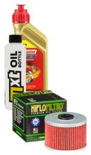 Paquete de inspección 1L 5W-40 con filtro de aceite para Kawasaki KX F 450 ccm Año 2010 - 2015