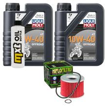 Pacchetto di ispezione 2L 10W-40+filtro olio per Kawasaki Ninja R 250 ccm Anno 2008 - 2012
