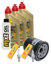 Pacchetto di ispezione 3L 10W-40 + filtro olio + 2x candela per Kawasaki VN Classic 800 ccm Anno 2001 - 2002