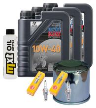 Inspektionspaket 3L 10W-40 + Ölfilter + 2x Zündkerze für Kawasaki VN Classic 800 ccm Bj. 2003 - 2004