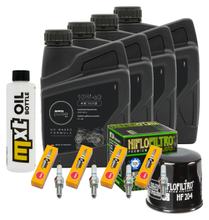 Inspection package 4L 10W-50 + oil filter + 4x spark plug for Kawasaki Z 1000 ccm Year 2006