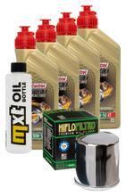Pacchetto di ispezione 4L 10W-50+filtro olio per Kawasaki Z SX 1000 ccm Anno 2008 - 2009