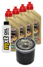 Inspektionspaket 4L 10W-50 + Ölfilter für Kawasaki Z SX 1000 ccm Bj. 2010