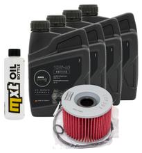 Inspectiepakket 4L 10W-40 + Oliefilter + 4x Bougie voor Kawasaki ZR-7 750ccm Bj. 2000