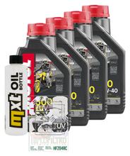 Inspection package 4L 10W-40 + oil filter + 4x spark plug for Kawasaki ZX-10R 1000 ccm Year 2006 - 2007