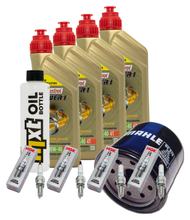 Inspectiepakket 4L 10W-40 + Oliefilter + 4x Bougie voor Kawasaki ZX-10R 1000 cc Bauwjaar 2008 - 2015