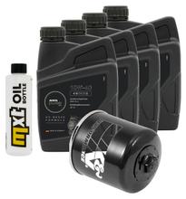 Inspectiepakket 4L 10W-40 + Oliefilter + 4x Bougie voor Kawasaki ZX-6R 636 ccm Bj. 2002 - 2006