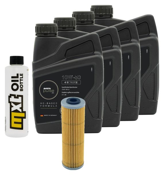 Inspektionspaket 4L 10W-50 + Ölfilter für KTM Adventure 1050 ccm Bj. 2015 - 2016