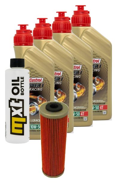 Inspektionspaket 4L 10W-50 + Ölfilter für KTM Adventure 1050 ccm Bj. 2015 - 2016