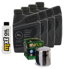 Inspectiepakket 4L 10W-40 + Oliefilter + 4x Bougie voor Kawasaki ZX-6R 636 cc Bauwjaar 2013 - 2015