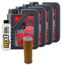 Paquete de inspección 4L 5W-40 con filtro de aceite para KTM Adventure R Super 1090 - 1290 ccm Año 2013 - 2021