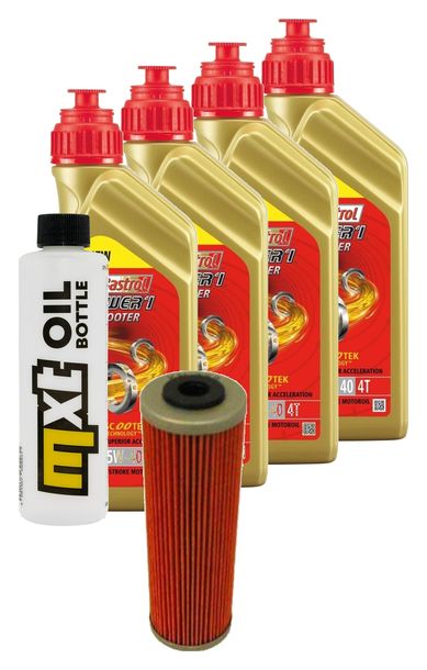 Inspektionspaket 4L 5W-40 + Ölfilter für KTM Adventure R 1190 ccm Bj. 2015