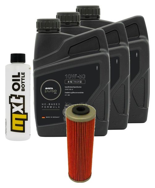 Inspektionspaket 3L 10W-50 + Ölfilter für KTM Adventure R S 990 ccm Bj. 2009 - 2012