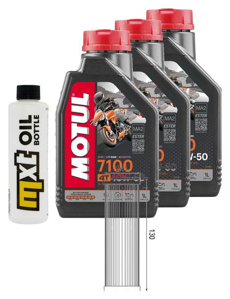 Inspektionspaket 3L 10W-50 + Ölfilter für KTM Adventure R S 990 ccm Bj. 2009 - 2012