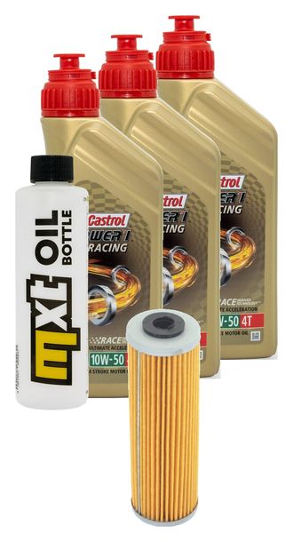 Inspektionspaket 3L 10W-50 + Ölfilter für KTM Adventure R S 990 ccm Bj. 2006 - 2013