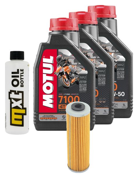 Inspektionspaket 3L 10W-50 + Ölfilter für KTM Adventure R S 990 ccm Bj. 2006 - 2013