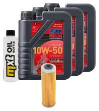 Paquete de inspección 3L 10W-50+filtro de aceite para KTM Adventure R S 990 ccm Año 2006 - 2013