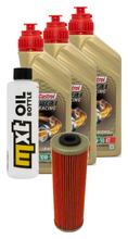 Pacote de Inspeção 3L 10W-50 + Filtro de Óleo para KTM Adventure R S 990 ccm Ano de Fabricação 2006 - 2013