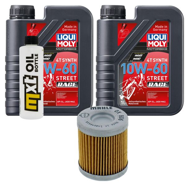 Inspektionspaket 2L 10W-60 + Ölfilter für KTM Enduro R 690 ccm Bj. 2008