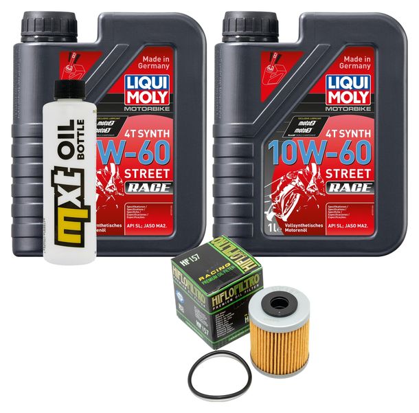 Inspektionspaket 2L 10W-60 + Ölfilter für KTM Enduro R 690 ccm Bj. 2008