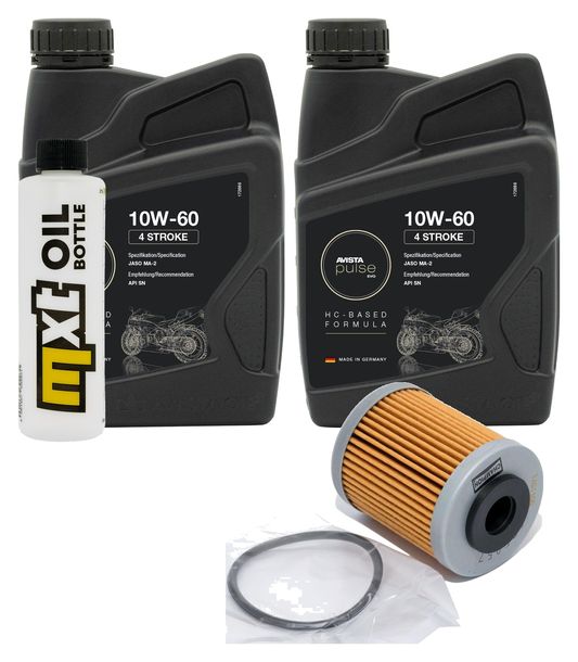 Inspektionspaket 2L 10W-60 + Ölfilter für KTM Enduro R 690 ccm Bj. 2008
