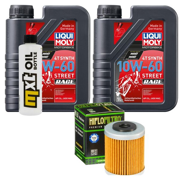 Inspektionspaket 2L 10W-60 + Ölfilter für KTM Enduro R 690 ccm Bj. 2008