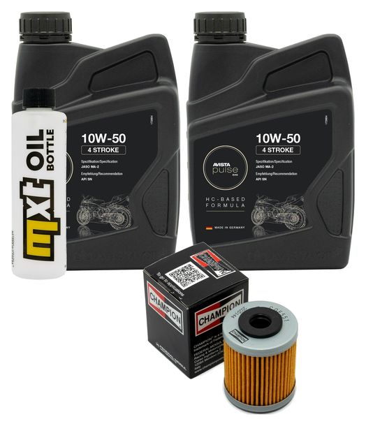Inspektionspaket 2L 10W-50 + Ölfilter für KTM Enduro R 690 ccm Bj. 2014 - 2019