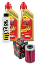 Paquete de inspección 2L 5W-40 + filtro de aceite para KTM EXC SX 400 / 450 ccm Año 2003 - 2006