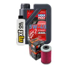 Paquete de inspección 1L 5W-40 con filtro de aceite para KTM EXC 400 ccm Año 2008