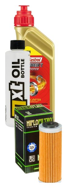 Inspektionspaket 1L 5W-40 + Ölfilter für KTM EXC 400 ccm Bj. 2010