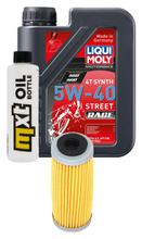 Paquete de inspección 1L 5W-40 con filtro de aceite para KTM EXC 400 ccm Año 2010
