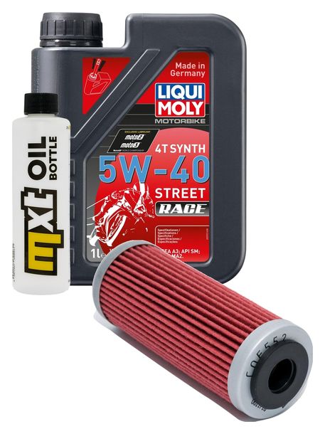 Inspektionspaket 1L 5W-40 + Ölfilter für KTM EXC 400 ccm Bj. 2009