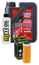 Inspectiekit 1L 5W-40 + Oliefilter voor KTM EXC 400 ccm Baujaar 2009