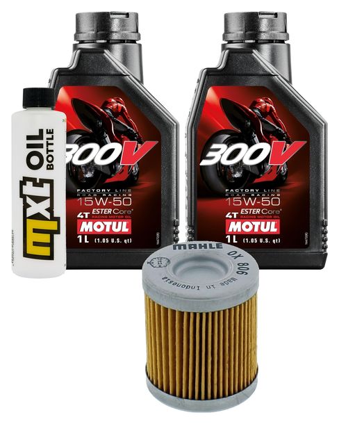 2L 15W-50 Inspection Package+oil filter for KTM EXC Racing 450 ccm Year 2003 - 2005