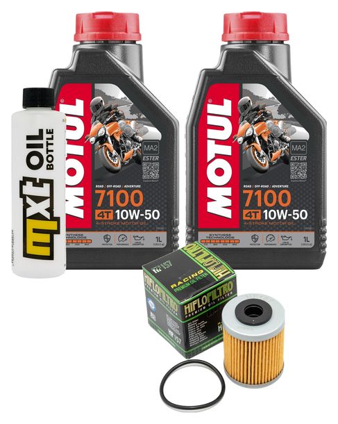 Inspektionspaket 2L 10W-50 + Ölfilter für KTM EXC RACING 520 ccm Bj. 2000 - 2002