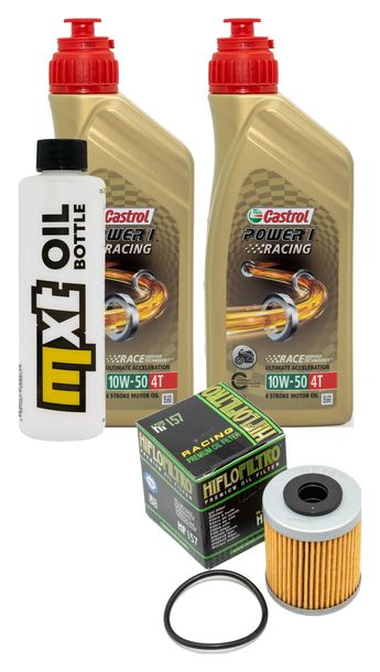 Inspektionspaket 2L 10W-50 + Ölfilter für KTM EXC RACING 520 ccm Bj. 2000 - 2002