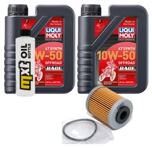 Pacchetto di ispezione 2L 10W-50+filtro olio per KTM EXC RACING 520 ccm Anno 2000 - 2002