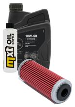 Inspektionspaket 1L 10W-50 + Ölfilter für KTM EXC Freeride SX-F 350 / 530 ccm Bj. 2008 - 2017