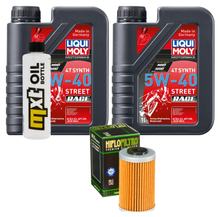 Inspectiepakket 2L 5W-40 + Oliefilter voor KTM EXC-F 250 ccm Baujaar 2006
