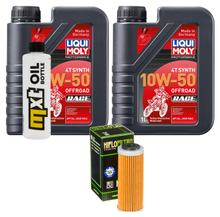 Pacchetto di ispezione 2L 10W-50+filtro olio per KTM EXC-F 350 ccm Anno 2011