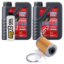 Pacchetto di ispezione 2L 5W-40 + filtro olio per KTM EXC-F 250 ccm Anno 2007 - 2009
