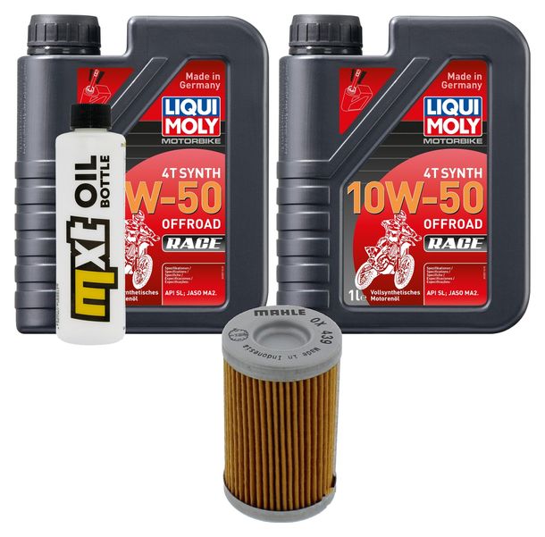 Inspektionspaket 2L 10W-50 + Ölfilter für KTM EXC-F 250 ccm Bj. 2013