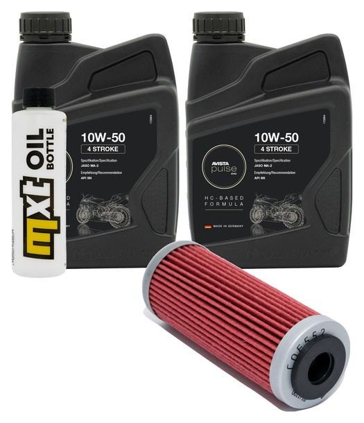 Inspektionspaket 2L 10W-50 + Ölfilter für KTM EXC-F 250 ccm Bj. 2013