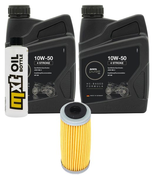 Inspektionspaket 2L 10W-50 + Ölfilter für KTM EXC-F 250 ccm Bj. 2013
