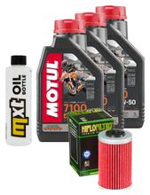 Inspectiepakket 3L 10W-50 + oliefilter + 1x bougie voor KTM LC4 Adventure R 640 ccm Bouwjaar 2000 - 2002