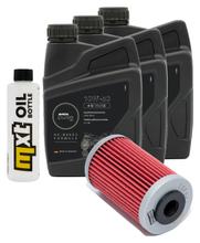 Inspectiepakket 3L 10W-50 + oliefilter + 1x bougie voor KTM LC4 Adventure R 640 ccm Bouwjaar 2000 - 2002