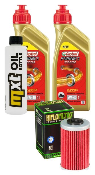 Inspektionspaket 2L 5W-40 + Ölfilter für KTM LC4 Enduro 640 ccm Bj. 2002